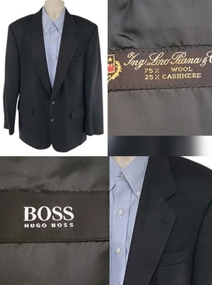 Hugo Boss Loro Piana Blazer 40L Cashmere Wool Blend Sport Coat Jacket - Image 1 of 4