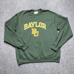 Baylor Bears Sweatshirt Mens Large NCAA Basketball Pullover Champion College - Picture 1 of 10