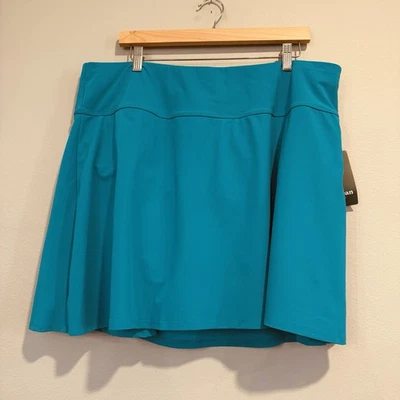 L.L. Bean Vibrant Blue Women's Slimming Swim Skirt UPF 40 22W - Image 1 of 4