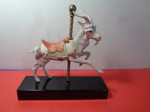 Vintage 1973 Cybis Goat Carousel Figurine # 335 (12 by 12 by 3.5") - Picture 1 of 10