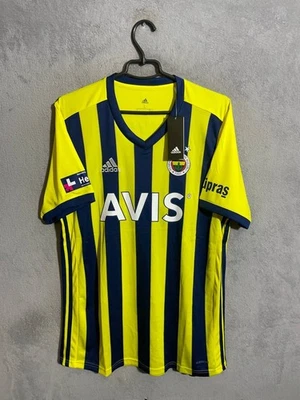 Футболка домашняя футбольная футболка Fenerbahce 2020 2021 Adidas трикотажная мужская размер XL - Изображение 1 из 4