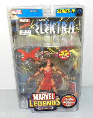 MARVEL LEGENDS ELEKTRA SERIE 4 NUEVO SELLADO ERROR TRASERO ES BESTIA RARO TOY BIZ Foto 1 de 4