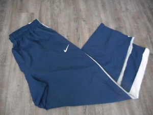 Vintage 90'S Nike Basketball Warm-Up Navy Blue Pants Size XL - Picture 1 of 6