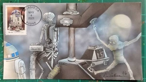 Peterman handbemalt Star Wars Droid R2-D2 Sc.# 5574 erster Tag - Bild 1 von 1