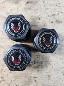 88-92 FIREBIRD FORMULA SUSPENSION PONTIAC PERFORMANCE CENTER CAPS X4 10024896 - Picture 1 of 11