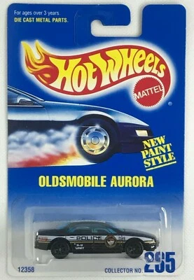 Tarjeta azul Hot Wheels Main Line Oldsmobile Aurora 1996 7SP ruedas coleccionistas #265 Foto 1 de 2