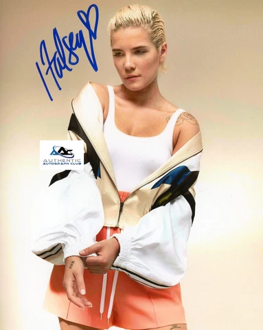 HALSEY AUTOGRAPH SIGNED 8X10 CLOSER SINGER PHOTO Cover