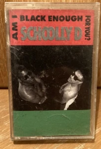 schoolly-d -am I black enough for you? cassette Tape Old School Rap tested - Picture 1 of 2
