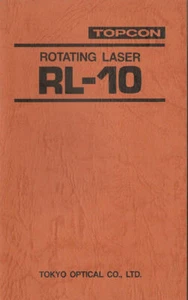 Láser giratorio Topcon RL-10 manual de instrucciones  - Imagen 1 de 1