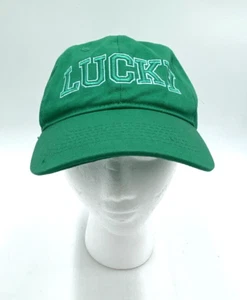 Wild Clover LUCKY Baseball Hat Cap Green Snapback St Paddys Patrick Vegas Cotton - Picture 1 of 8