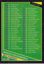 2013-14 O-Pee-Chee Black Rainbow #497 Checklist