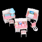 Doll play dollhouse furniture desk+lamp+laptop+chair accessories for 1/6 D   S^3