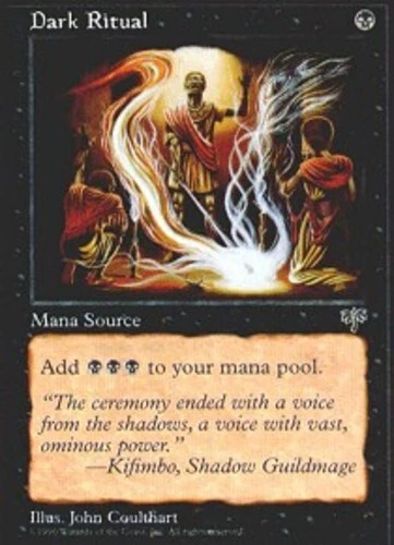 Dark Ritual ~ Lightly Played Mirage MTG Magic UltimateMTG Black Card - Image 1 of 1