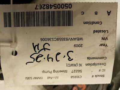 Bomba de dirección asistida usada se adapta a: BMW 535i Xi 2009 AWD grado A Foto 1 de 4