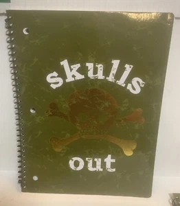 Innovative Designs “Skulls Out” Spiral Notebook Collectible - Picture 1 of 2