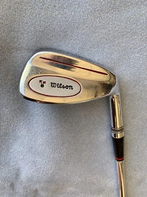 Cuña Wilson Staff clásica, jugar o coleccionar, eje de velocidad de cabeza, agarre de cuero, A++ Foto 1 de 4