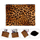  Square Cosmetic Bag Toiletry Travel Case Versatile Leopard Print