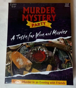 Juego de Cena Murder Mystery A Taste for Wine and Murder Nuevo Precintado - Imagen 1 de 4