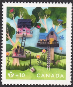2022 Canada SC# B33- Canada Post Community Foundation-Treehouses-from bk-M-NH - Picture 1 of 1