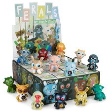 FULL CASE OF 20 AMANDA VISELL FERALS MINI SERIES 3" VINYL FIGURES BY KIDROBOT