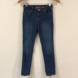 The Children's Place Girl Sz 8 Super Skinny Jeans Adjustable Stretch - Picture 1 of 12