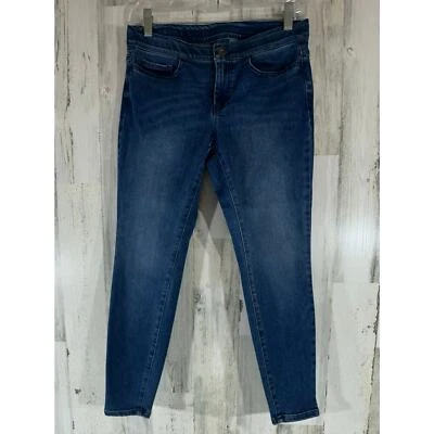 J Jill Denim 5Pocket Leggings 6 Petite (29x24.5) Medium Wash Low Rise Stretch - Image 1 of 4