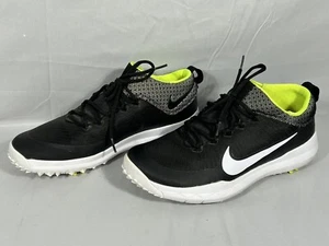 NIKE FI PREMIERE Golf Shoes Black White Volt Men's Size 10 835421-002 No InSoles - Picture 1 of 12
