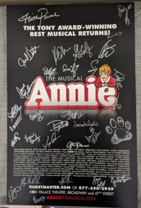 Signed!!! The Musical Annie Poster Tony Award-Winning Best Musical Returns! - Picture 1 of 2