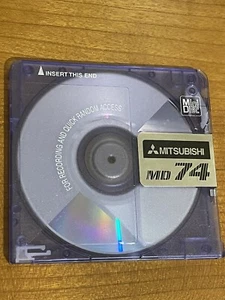 Mitsubishi MiniDisc 74 minute  Minidisc MD74. Very Rare - Picture 1 of 4