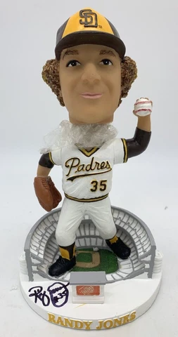 MLB San Diego Padres Randy Jones Bobblehead Home Depot SGA Autographed 2003 Box Cover