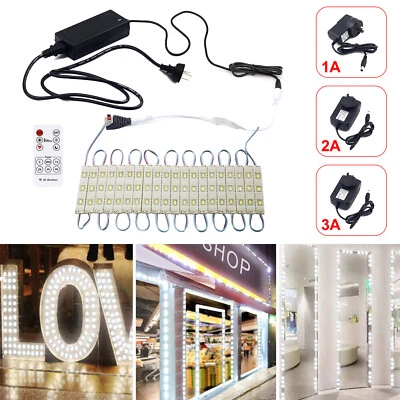 5730 SMD Waterproof LED Module Injection Light Store Front Window Sign Lamp 12V - Image 1 of 4