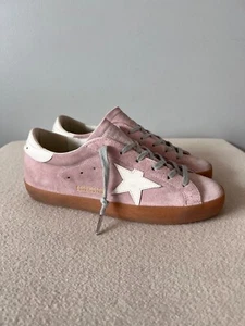 Golden Goose Superstar Clásico con Lista - Talla 40 - Gamuza Rosa - Hecho en Italia - Imagen 1 de 8