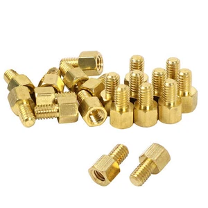 20stk M4x5mm 6mm Hex Buchse Stecker Muttergewinde Standoffs für PCB Montage - Bild 1 von 8