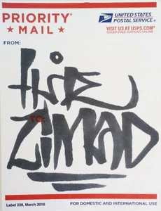 ZIMAD Graffiti Sticker USPS 14x11cm Street Art SEEN/QUIK/PHASE2/BLADE/CES/CRASH - Picture 1 of 5