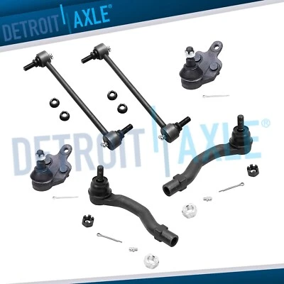 Front Lower Ball Joints Tie Rods Sway Bar for 2002 2003 Lexus ES300 Toyota Camry - Image 1 of 4