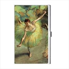 Dancer Tilting Ballet Ballerina Degas Art Business Credit Card Holder Case