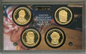 2009-S PRESIDENTIAL PROOF SET (McKINLEY, TYLER, POLK, TAYLOR (3G550) - Picture 1 of 2