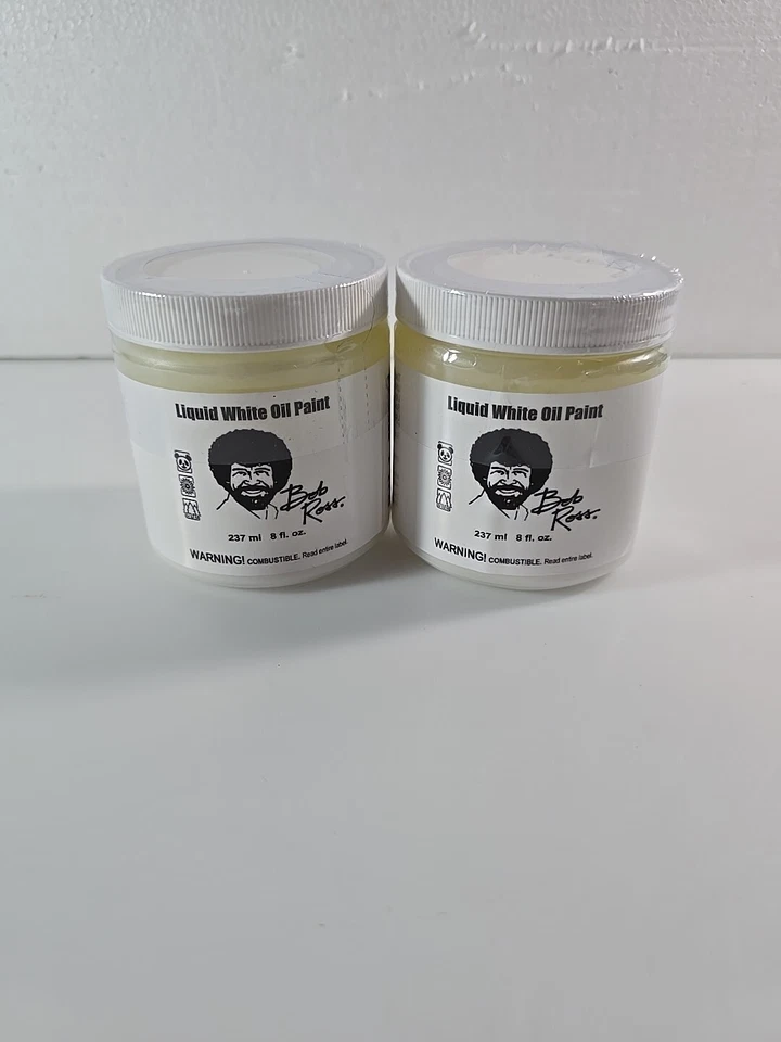 Bob Ross Liquid White Oil Paint 250ml