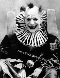 Scary Creepy Circus Clown (1) - Historic Photo Print - Picture 1 of 1