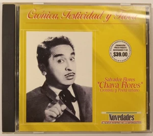 CHAVA FLORES - CRONICA, FESTIVIDAD Y TROVA - 2001 MEXICAN CD ALBUM, PROMO - Picture 1 of 3