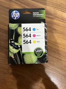 HP 564 Farbe Tinte Kombo-Pack 3 Tintenpatronen NEU ABGELAUFEN 2014 - Bild 1 von 2