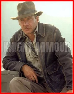 INDIANA JONES HARRISON FORD BRAUN RINDSLEDER ECHTLEDER JACKE - Bild 1 von 4