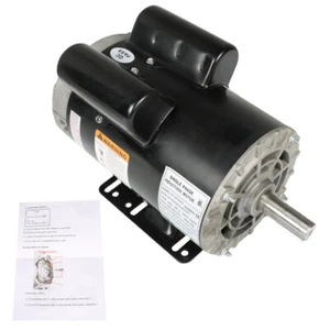 5 HP 1Phase Compressor Duty Electric Motor  230V 3450 RPM Frame-56HZ 7/8'' Shaft - Picture 1 of 18