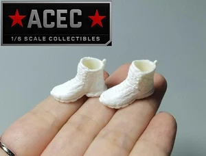 EE. UU. Escala 1/12 Blanco Combate Ejército Botas Zapatos Para 6"" Figura Masculina PHICEN SHF TBL - Imagen 1 de 4