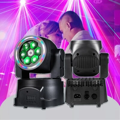 6x15W Bee Eyes LED Moving Head Light DMX512 RGBW Laser Light Stage Effect Lighti - Image 1 of 4