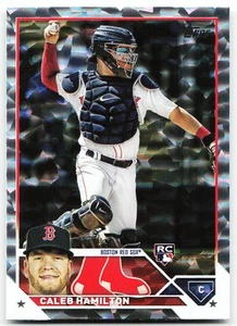 🔥 2023 Topps Update #US160 Caleb Hamilton Silver Pattern Foilboard - Picture 1 of 2