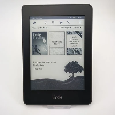 Amazon Kindle Paperwhite 7th Generation 4GB eReader - Black - WiFi #7612 - Image 1 of 4