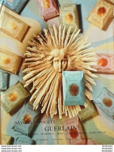 Publicite Cosmetique Guerlain Savons Poceti 1982 - Picture 1 of 1