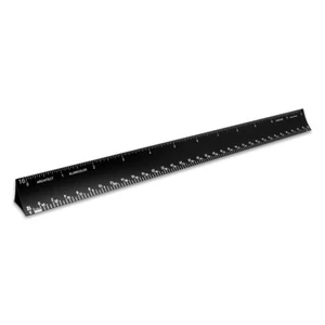 Aluminum Architect Hollow Drafting Scale for School, Office, Art and Drafting... - Imagen 1 de 7