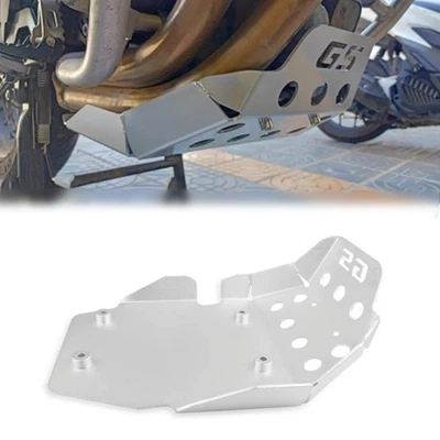 Silver Engine Chassis Skid Plate Cover For BMW F650GS F700GS F800GS 2008-2018 - Image 1 of 4